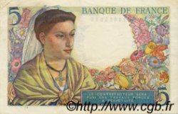 5 Francs BERGER FRANCE  1947 F.05.07 XF
