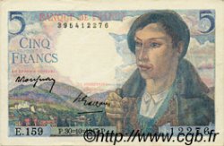 5 Francs BERGER Grand numéro FRANCE  1947 F.05.07a UNC