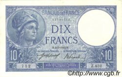 10 Francs MINERVE FRANCIA  1916 F.06.01 EBC+