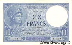 10 Francs MINERVE FRANCE  1920 F.06.04 XF