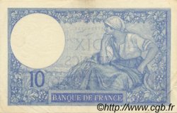 10 Francs MINERVE FRANCE  1927 F.06.12 VF