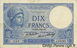 10 Francs MINERVE FRANCE  1932 F.06.16 VF