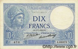 10 Francs MINERVE FRANKREICH  1932 F.06.16 VZ