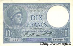 10 Francs MINERVE FRANKREICH  1936 F.06.17 VZ
