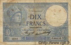 10 Francs MINERVE FRANCIA  1937 F.06.18 B
