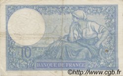 10 Francs MINERVE modifié FRANCE  1939 F.07.05 VF