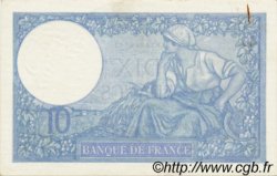 10 Francs MINERVE modifié FRANKREICH  1939 F.07.13 VZ+