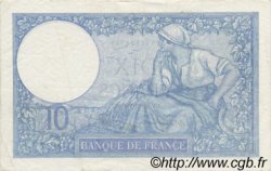 10 Francs MINERVE modifié FRANKREICH  1940 F.07.16 fVZ