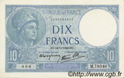 10 Francs MINERVE modifié FRANCIA  1940 F.07.20 EBC+