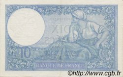 10 Francs MINERVE modifié FRANCE  1940 F.07.21 XF+