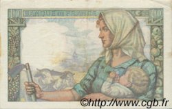 10 Francs MINEUR FRANKREICH  1942 F.08.03 fVZ