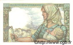 10 Francs MINEUR FRANCE  1943 F.08.08 XF-