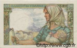 10 Francs MINEUR FRANKREICH  1943 F.08.08 fST