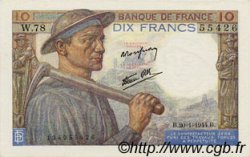 10 Francs MINEUR FRANCIA  1944 F.08.11 SC
