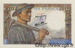 10 Francs MINEUR FRANCE  1946 F.08.15 VF - XF