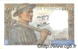 10 Francs MINEUR FRANCIA  1946 F.08.15 SPL