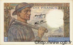 10 Francs MINEUR FRANCIA  1946 F.08.16 EBC