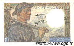10 Francs MINEUR FRANCE  1946 F.08.16 AU