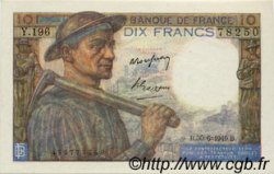 10 Francs MINEUR FRANCIA  1949 F.08.22 AU