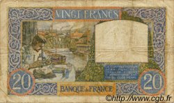 20 Francs TRAVAIL ET SCIENCE FRANKREICH  1940 F.12.04 S