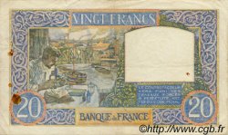20 Francs TRAVAIL ET SCIENCE FRANCIA  1940 F.12.09 BB