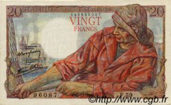 20 Francs PÊCHEUR FRANKREICH  1942 F.13.04 VZ+