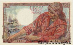 20 Francs PÊCHEUR FRANKREICH  1945 F.13.10 fST+