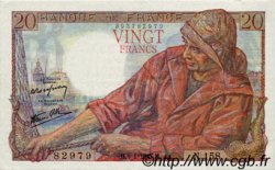 20 Francs PÊCHEUR FRANKREICH  1947 F.13.11 VZ