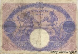 50 Francs BLEU ET ROSE FRANCE  1912 F.14.25 F-