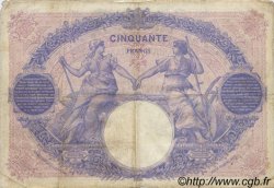 50 Francs BLEU ET ROSE FRANCE  1912 F.14.25 B+ à TB