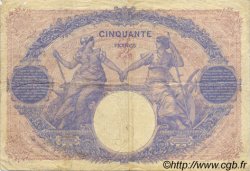 50 Francs BLEU ET ROSE FRANCIA  1914 F.14.27 BC