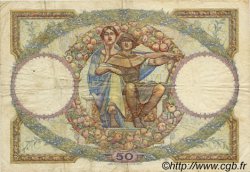 50 Francs LUC OLIVIER MERSON FRANCIA  1927 F.15.01 BC+