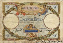 50 Francs LUC OLIVIER MERSON FRANKREICH  1928 F.15.02 SGE