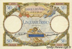 50 Francs LUC OLIVIER MERSON type modifié FRANCIA  1931 F.16.02 q.SPL
