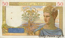 50 Francs CÉRÈS modifié FRANCIA  1939 F.18.31 MBC+