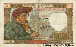 50 Francs JACQUES CŒUR FRANCIA  1941 F.19.11 q.BB