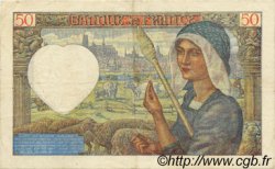 50 Francs JACQUES CŒUR FRANKREICH  1941 F.19.14 fVZ