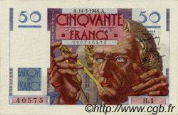 50 Francs LE VERRIER FRANCIA  1946 F.20.01 SPL