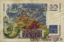50 Francs LE VERRIER FRANCIA  1946 F.20.01 BC+