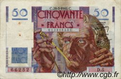 50 Francs LE VERRIER FRANCE  1946 F.20.02 F+
