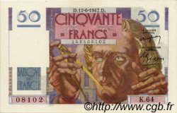 50 Francs LE VERRIER FRANKREICH  1947 F.20.08 fST