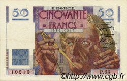 50 Francs LE VERRIER FRANKREICH  1947 F.20.08 VZ+
