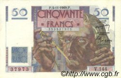 50 Francs LE VERRIER FRANCE  1949 F.20.13 XF