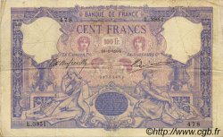 100 Francs BLEU ET ROSE FRANCE  1904 F.21.18 F-