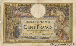 100 Francs LUC OLIVIER MERSON sans LOM FRANCE  1912 F.23.04 VG