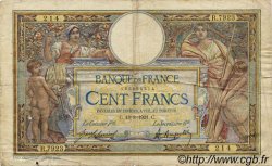 100 Francs LUC OLIVIER MERSON sans LOM FRANCIA  1921 F.23.14 MB