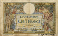 100 Francs LUC OLIVIER MERSON sans LOM FRANCE  1922 F.23.15 B+