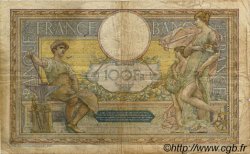 100 Francs LUC OLIVIER MERSON sans LOM FRANCE  1922 F.23.15 B+