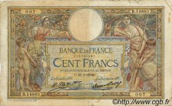 100 Francs LUC OLIVIER MERSON grands cartouches FRANCIA  1926 F.24.05 MB