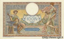100 Francs LUC OLIVIER MERSON grands cartouches FRANKREICH  1927 F.24.06 VZ+